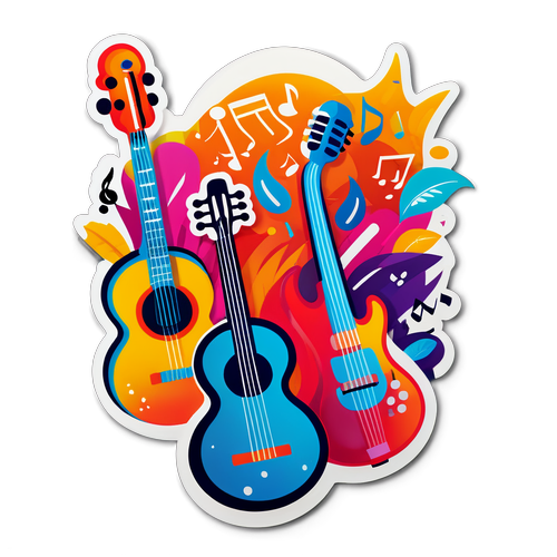 Adesivo de Festival de Música