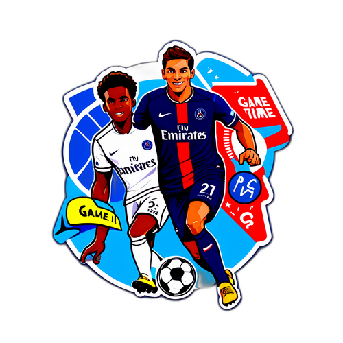 Auxerre vs PSG Sportklistremerke