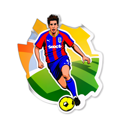 Hình ảnh Jorge Cestero trong áo đấu thể hiện phong cách năng động và đam mê bóng đá