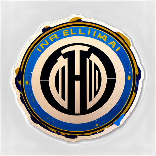 Inter Milan z Przebojowym Logo! Idealna Naklejka dla Prawdziwych Kibiców!