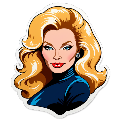 Glamorøs Sticker av Jocelyn Wildenstein