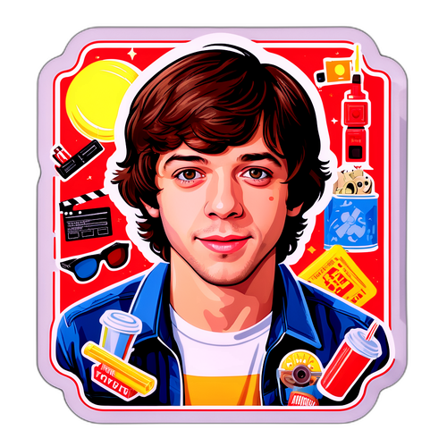 Autocollant de Matt Prokop avec des accessoires de film
