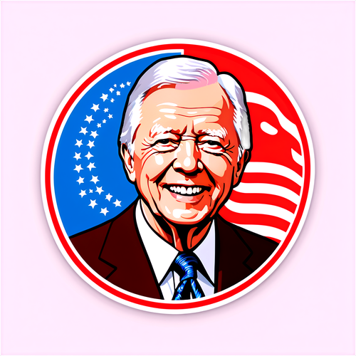 Adesivo Presidenziale di Jimmy Carter