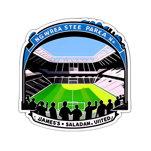 Reka Bentuk Pelekat St. James' Park