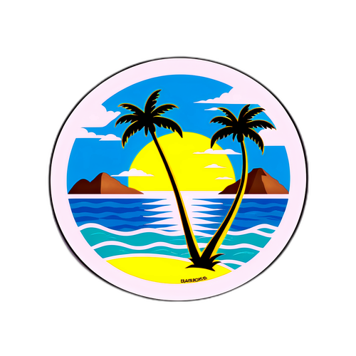 Barbados Paradise Sticker