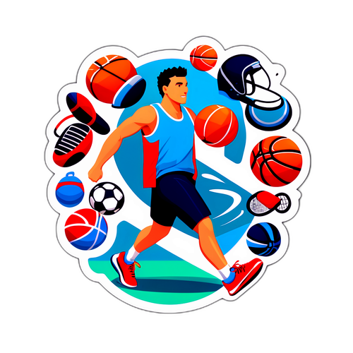 Αθλητής με Σπορ Εξοπλισμό