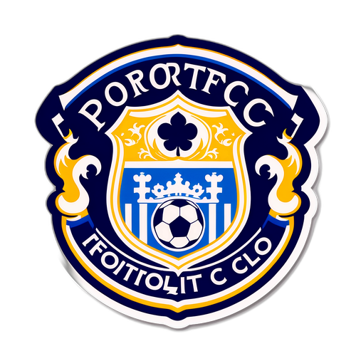 Sticker ya Retro ya Porto FC