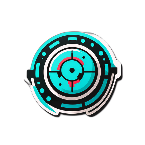Стикер с логотипом Downdetector в стиле старой компьютерной игры