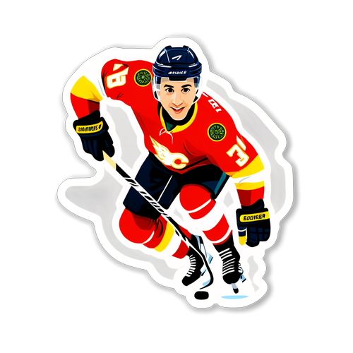 Energie des Spiels: Johnny Gaudreau in Aktion