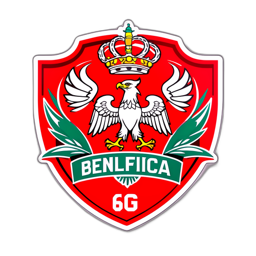 Stylisches Benfica-Logo für Partymotive
