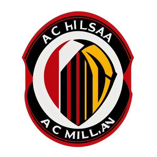 Sticker ya Alama ya AC Milan na Chelsea