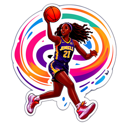 Jonquel Jones Three-Pointer Sticker