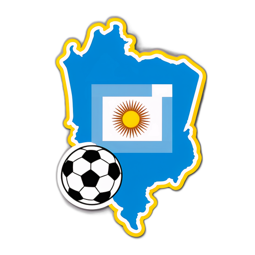 Mapa de Argentina con Clubes de Fútbol