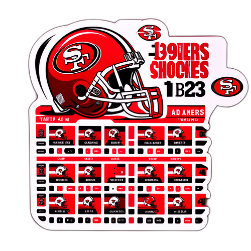 49ers Depth Chart Sticker