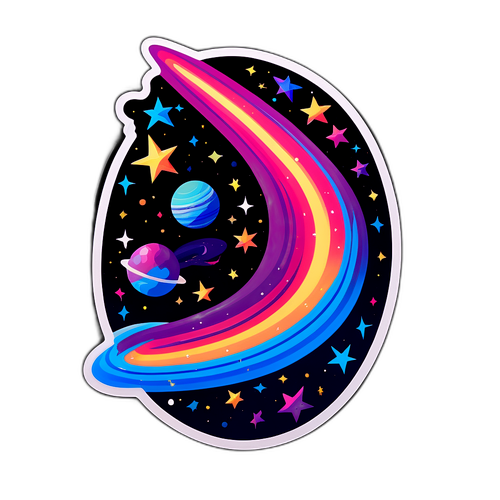 Stiker Ilmu Angkasa: Komet Interstellar 3I/ATLAS