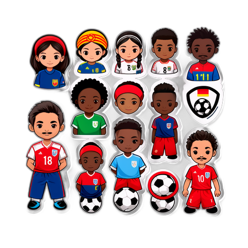 전통 문화를 반영한 축구 팬 스티커