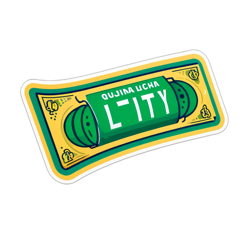 Adesivo Quina: Bilhete da Sorte