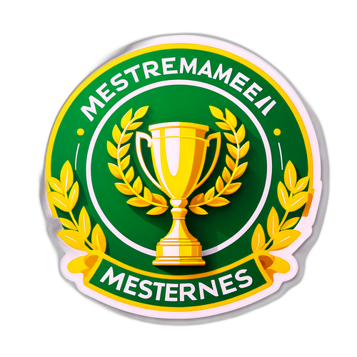 Sticker som feirer Mesternes Mester