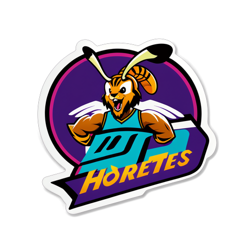 Sticker ng Labanan ng Hornets at Lakers