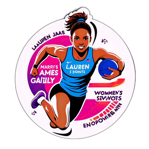 Motivoiva tarra Lauren Jamesista