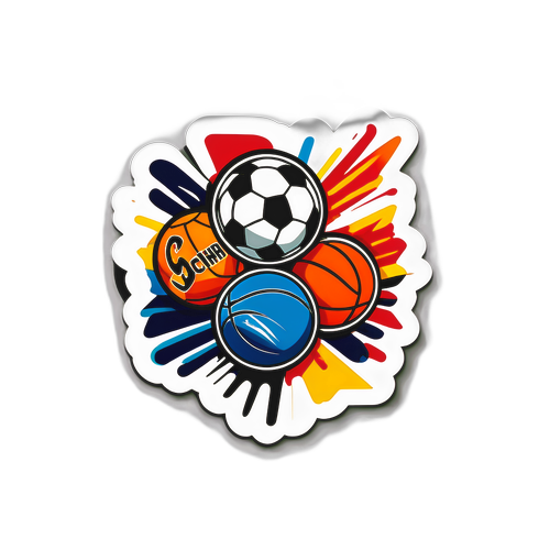 Những nhãn dán cổ vũ cho các câu lạc bộ thể thao