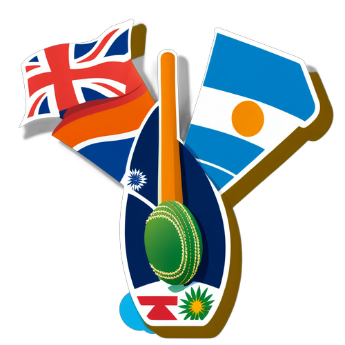 England vs India Cricket Sticker