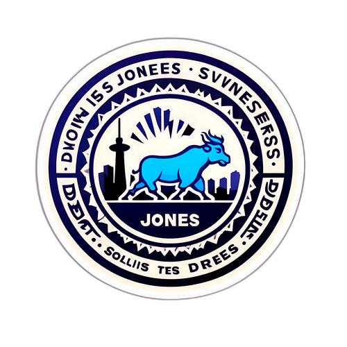 สติกเกอร์แสดงดัชนีดาวโจนส์ในวันที่สูงที่สุด