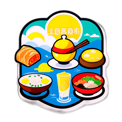 台南美食與好天氣主題貼紙