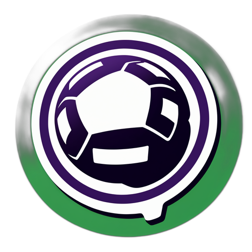 สติกเกอร์โลโก้ Bein Sports พร้อมลูกฟุตบอล