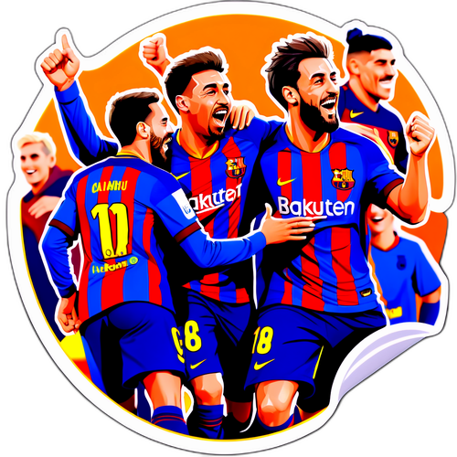 FC Barcelona Spelare Firar