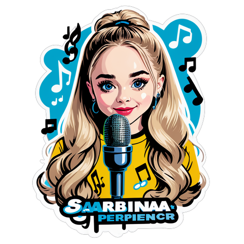 Desvendando Sabrina Carpenter: O Retrato de uma Música em Estilo Cartoon que Você Precisa Ver!