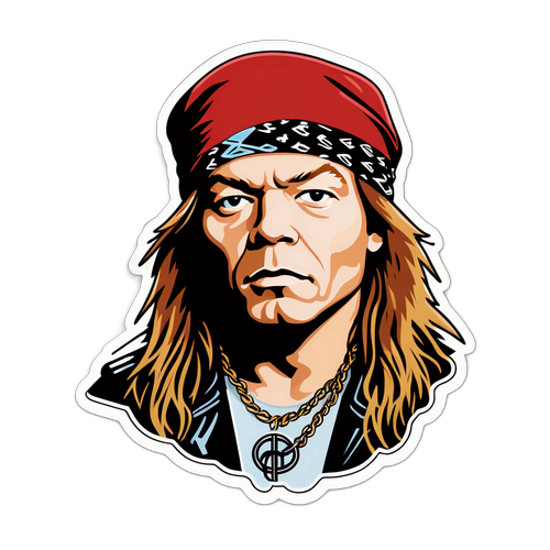 Sticker en Honor a Axl Rose