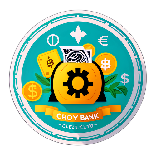 チョヨ銀行ロゴのスタイリッシュなアレンジメント