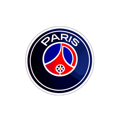 PSG Geometrisk Mønster Sticker