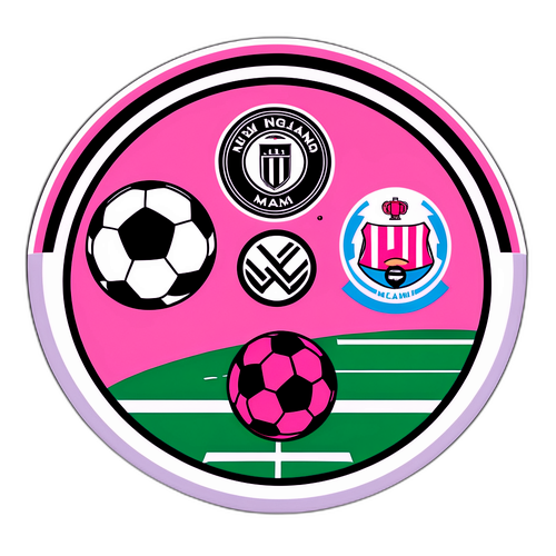 New England ile Inter Miami: Futbol Temalı Etiket