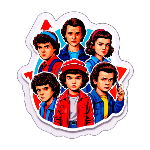 Stranger Things Retro Actionfigurer