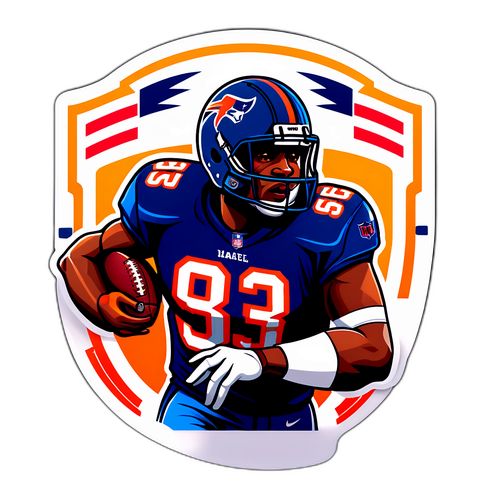 美式足球主題貼紙