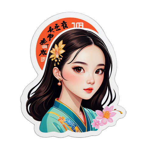 連靜雯品牌形象貼紙