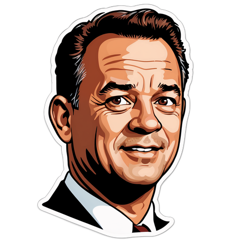 Nostalginen tarrasarja Tom Hanksista ikimuistoisissa elokuvakohtauksissa