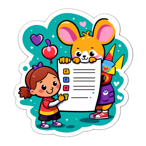 Stiker 'Cek Pip' yang Menggemaskan