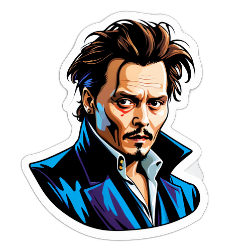 Johnny Depp w awangardowej stylizacji