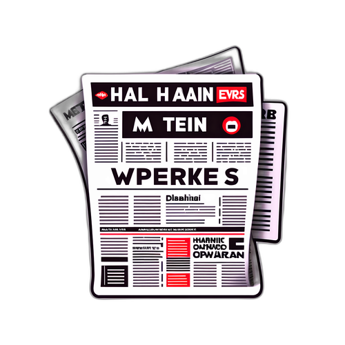 Sticker Harian Metro