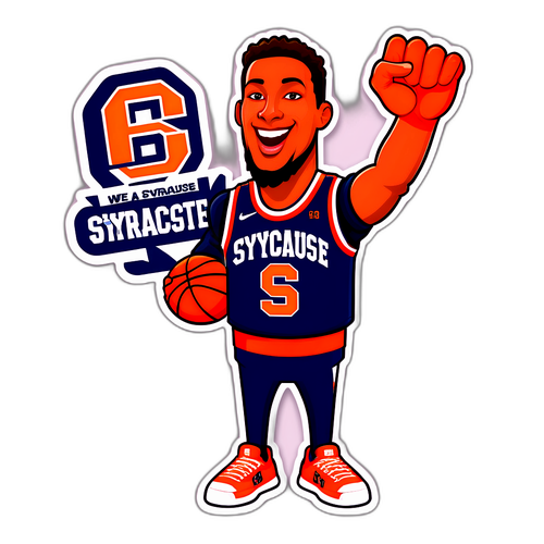 Enthusiastic Syracuse Basketball Fan