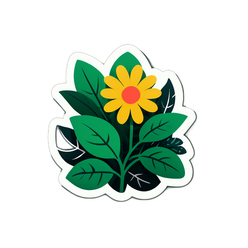 Doğayla Uyumlu Bir Çiçek