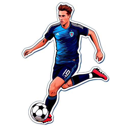 Ilustrasi Florian Wirtz dalam Aksi