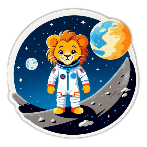 小獅子在月球上的太空冒險