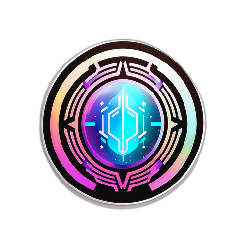 Futuristisches Palantir Aufkleber