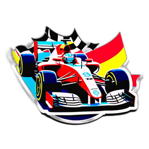 वाइब्रेंट फॉर्मूला 1 रेसिंग कार