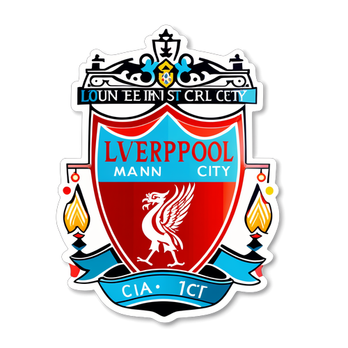 Edgy Sticker para sa Liverpool vs Man City