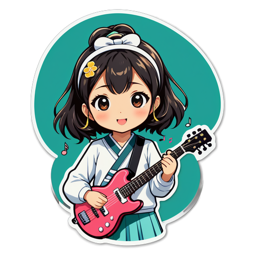 可愛的音樂活動插圖